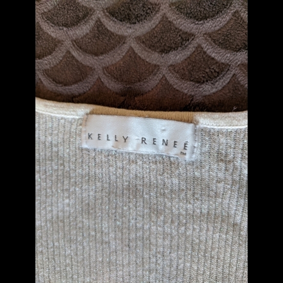 Gold metallic tank top by Kelly Renee ~EUC~ - Picture 3 of 6